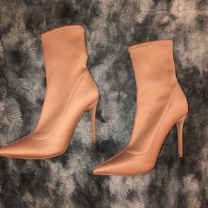 Rose colored heels